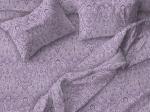 Комплект постельного белья Семейный, бязь "Комфорт" (Дамаск, фиолетовый)