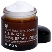 MIZON ALL IN ONE SNAIL REPAIR Восстанавливающий крем с экстрактом улитки, 75мл