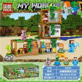 Конструктор PRCK My World: Защита дома 4в1 8шт в уп. 755 дет. в наборе (63116)