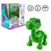 1TOY RoboPets игрушка интерактивная Динозавр, зеленый, (mini) свет, звук, движение, коробка 12,5x8x12,5