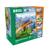 BRIO Smart Tech Sound тоннель с водопадом, звук, 4 эл., 29х14х27 см.