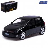 Машина металлическая volkswagen golf gti, 1:43, цвет чёрный Автоград