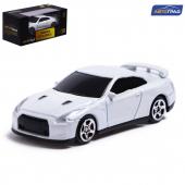 Машина металлическая nissan gt-r (r35), 1:64, цвет белый Автоград