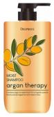 DEOPROCE ARGAN THERAPY MOIST Мягкий шампунь с марокканским маслом арганы, 1000мл