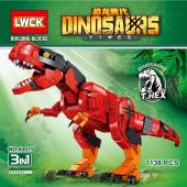 Конструктор LW Dinosaurs: Тираннозавр рекс 3в1 1138 дет. (60019)