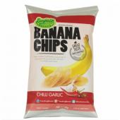 Чипсы банановые Everything Banana Chilli Garlic с чили и чесноком 80 г