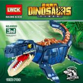 Конструктор LW Dinosaurs: Мозазавр 3в1 1156 дет. (60020)