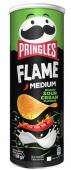 Картофельные чипсы Pringles Flame Medium Kickin' Sour Cream острые со вкусом сметаны и лука, 160 г