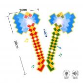Топор интерактивный Майнкрафт 50см (свет и звук) 2 вида в ассорти. [цена за шт.] (9950)