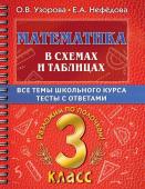 Узорова О.В. Математика в схемах и таблицах. Все темы школьного курса 3 класса с тестами.