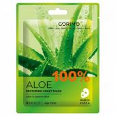 Corimo Маска тканевая для лица "Восстановление" 100% ALOE 22г