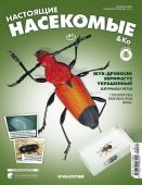 Журнал №61 "Настоящие насекомые" С ВЛОЖЕНИЕМ! Жук-дровосек эврифагус украшенный