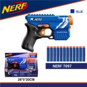 Бластер с мягкими пулями NERF Fast Pioneer (пули в комплекте) (7097)