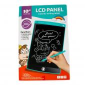 LCD планшет для рисования со стилусом 10 (цветной) 5 видов в ассорти. [цена за шт.] (1001C)