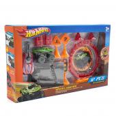 Игровой набор с машинкой Hot Wheels Огненный обруч (пусковой механизм) (778-6)