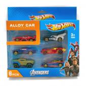 Набор машинок Hot Wheels Мстители 6шт в уп. [цена за уп.] (778-10)