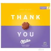 Набор шоколадных конфет Milka "thank you" с молочным кремом 110 гр