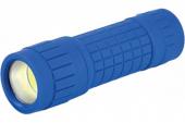 Focusray фонарь ручной 1008 COB 3W пластик SoftTouch голубой 140 мм 3xR03 60 м IP20