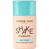 Vivienne Sabo Матирующий тональный крем/ Mattifying foundation/ Fond de teint Matifiant ""Shakefoundation matt"" тон 01