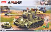 Конструктор блочный Танк M38-B0860 742 дет. Sluban в/к