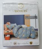 КПБ BORIS (Сатин) простыня без резинки, в ассортименте (25)