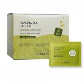 THE SAEM HEALING TEA GARDEN Диски хлопковые очищающие, 30шт