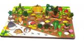 3D Развивающая доска "Овощи на грядке" арт.7907 (Огород) 37,5х30,5х1,2 см