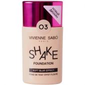 Vivienne Sabo Тональный крем с натуральным блюр эффектом /Soft blur foundation/Fond de teint effet floute "Shakefoundation"тон 03