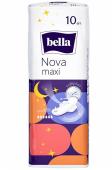 Женские гигиенические прокладки с крылышками bella Nova Maxi 10 шт.