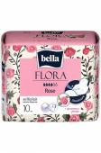 Женские ароматизированные гигиенические прокладки bella FLORA Rose 10 шт.