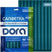 Салфетка из микрофибры 30*30см "Dora" от стойких загрязнений