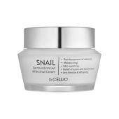 DR.CELLIO DERMA WHITE SNAIL Крем для лица с муцином улитки, 50мл