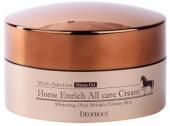 DEOPROCE HORSE ENRICH ALL CARE Питательный крем для лица с лошадиным жиром, 100г