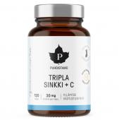 Витамины Puhdistamo Tripla Sinkki + C 25 mg 120 капсул