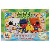 Умные игры. Настольная игра-ходилка с масками "МиМиМишки"