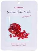 FOODAHOLIC NATURE SKIN Тканевая маска для лица с экстрактом граната, 23мл