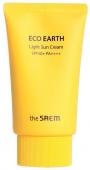 THE SAEM ECO EARTH Легкий солнцезащитный крем для лица 50+ PA++++, 50г