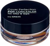 THE SAEM COVER PERFECTION Корректор-консилер кремовый для лица, 4г (02 Rich beige)