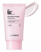 THE SAEM ECO EARTH Крем солнцезащитный для лица для чувствительной кожи SPF50+ PA++++, 50г