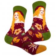 Дизайнерские носки серии В гармонии с природой "Быть собой? Легко!"