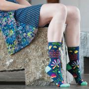 Дизайнерские носки серии В гармонии с природой "Я очень деликатный цветочек"