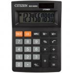 Калькулятор настольный, 10 разрядов, Citizen SDC-022SR, двойное питание, 88 х 127 х 23 мм, черный