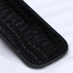 БДСМ аксессуар NOTABU, шлепалка "Рептилия", 32 см, PVC, чёрный