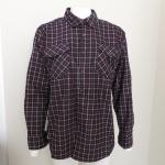 Рубашка мужская утепленная (мелкая.клетка) THROUGH р. XL-4XL, цв.в ассортименте
