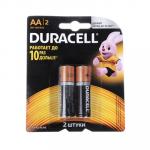 DURACELL Батарейки 2шт, тип AA, BL