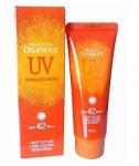 DEOPROCE UV SUNBLOCK Солнцезащитный крем для лица и тела SPF42РA++, 100г