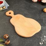 Доска разделочная "Груша", 35х19х1,5 см, цельный массив бука