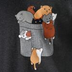 Комплект домашний мужской (футболка/брюки) «Дружная семейка», цвет антрацит, размер 52