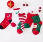Детские носки 6-8 лет 19-22 см "Christmas" Санта