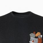 Комплект домашний мужской (футболка/брюки) «Дружная семейка», цвет антрацит, размер 50